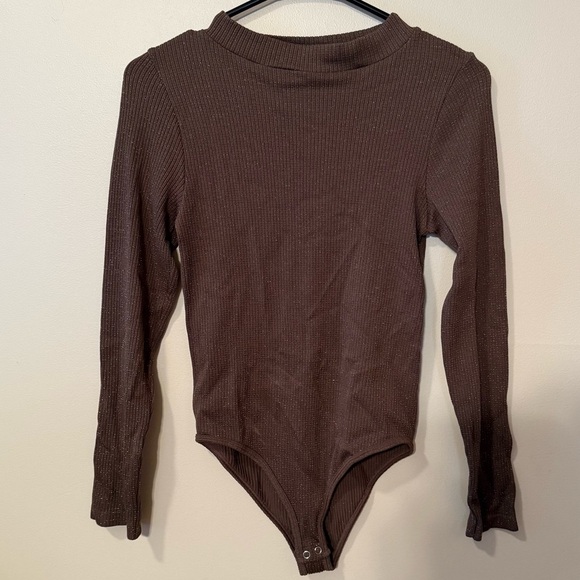 Aura Sparkle Long Sleeve Body Suit - Picture 1 of 4